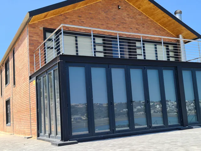 Vistafold sliding folding doors and casement windows, Stilbaai