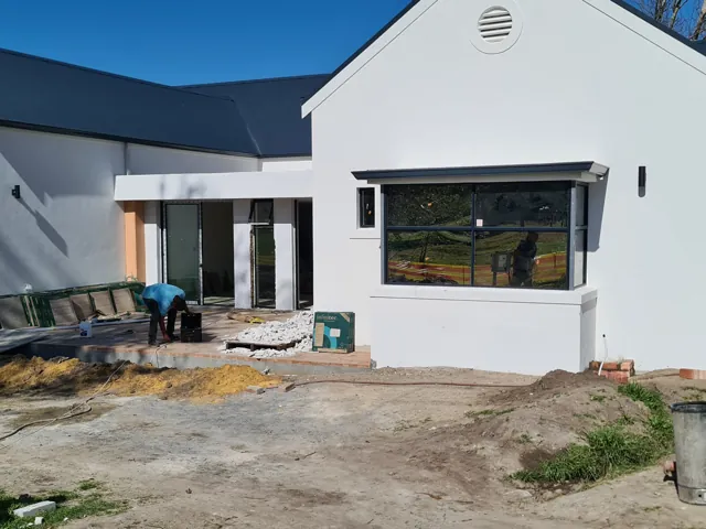 Casement windows and Vistafold sliding folding doors, near Botrivier