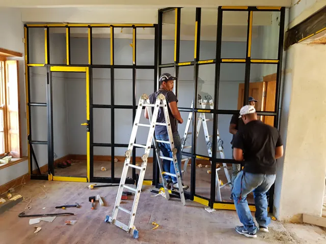 Glazed partition and door, Bredasdorp