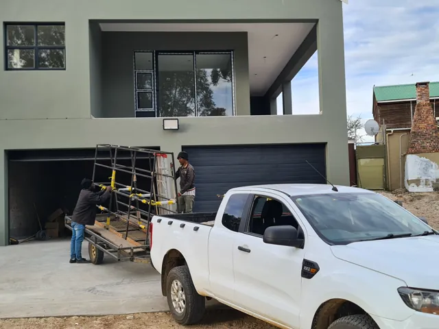 On site, sectional garage door, Melkbosstrand