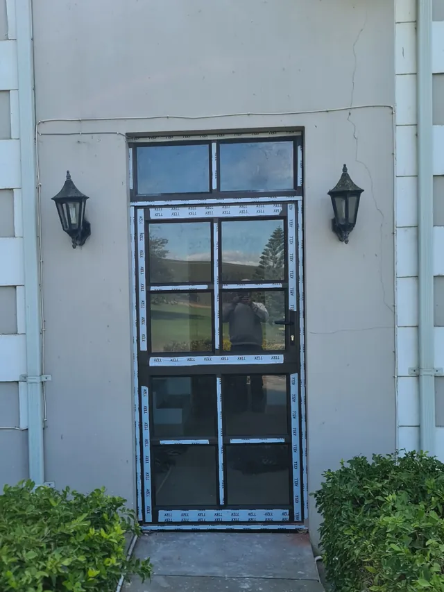 Clip 44 hinged doors with fanlight, Klipdale