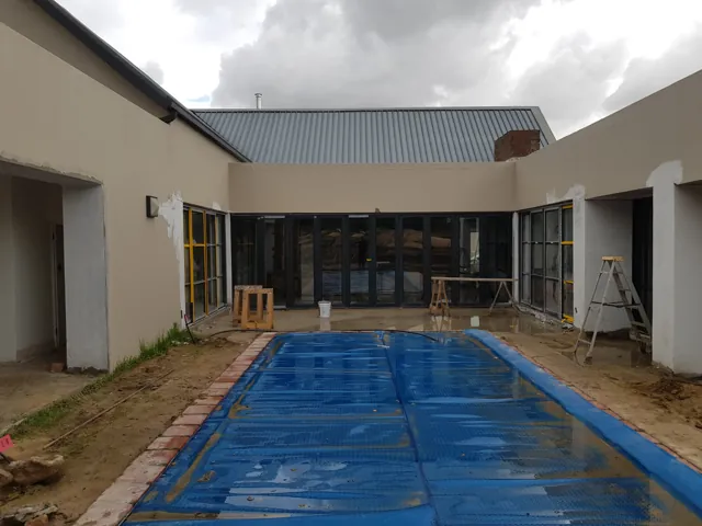 Vistafold sliding folding doors and casement windows, Stellenbosch
