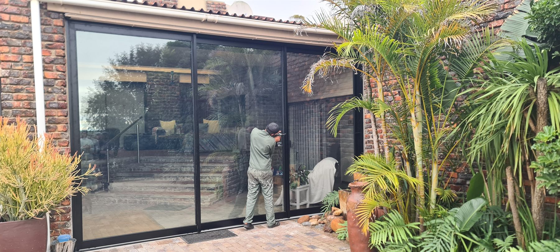 Aluminium and glass work by Overberg Double Glazing & Aluminium